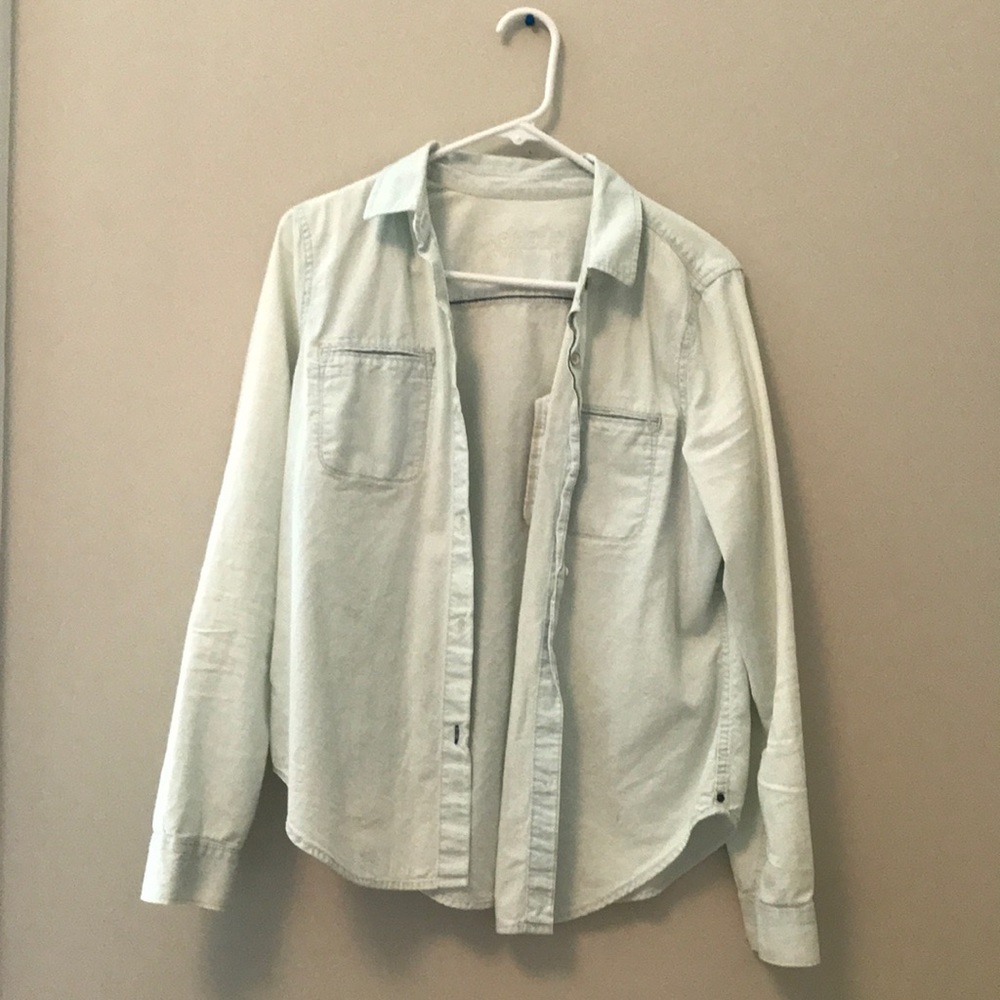 Denim long sleeve shirt
